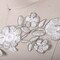 1 Yard Silver Alencon Embroidery Lace Trim With Gold Wire Embellishment Perfect For Bridal And Formal Wear